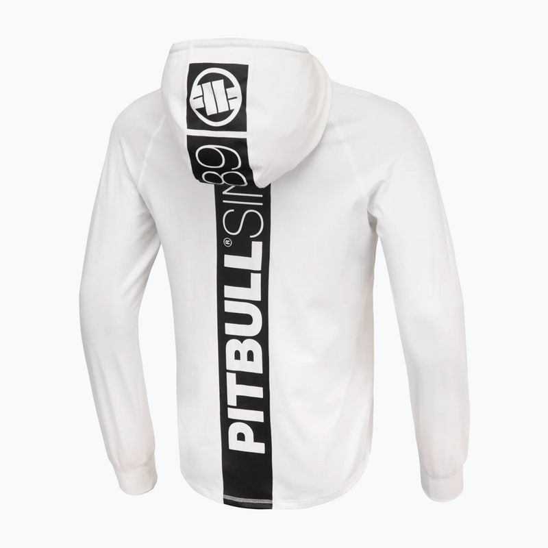 Pánska mikina Pitbull West Coast Hilltop Hooded white 2