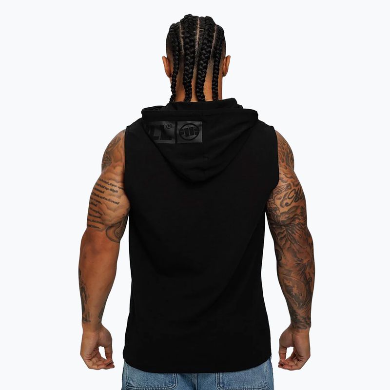 Pánske tielko Pitbull Hilltop Hooded Sleeveless black 2