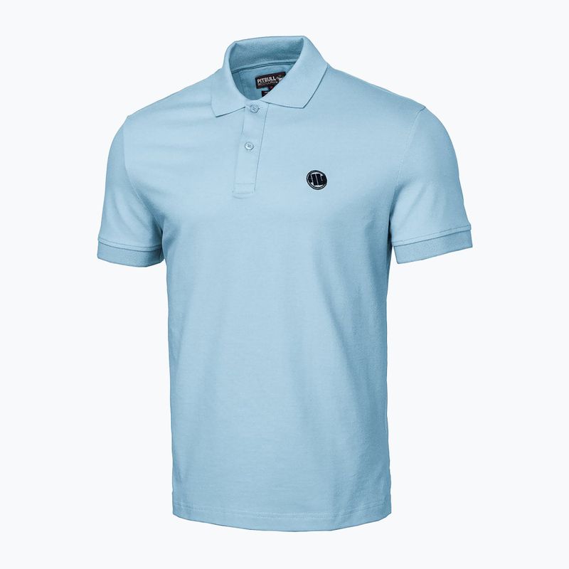 Pánske polo tričko Pitbull West Coast Polo Pique Regular light blue
