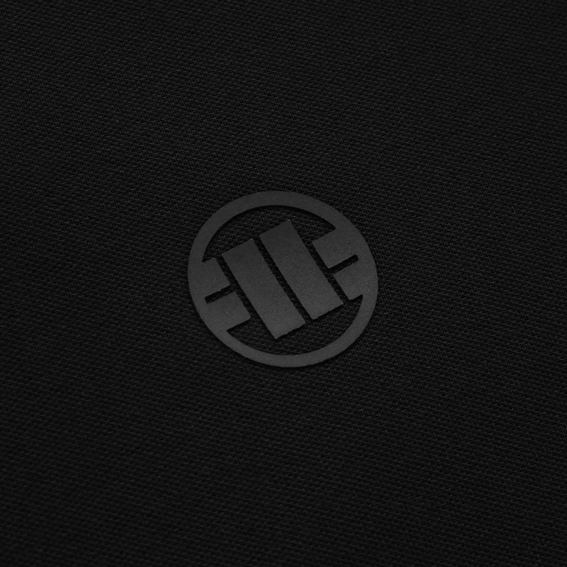 Pánske polo tričko Pitbull West Coast Polo Pique Regular black 3