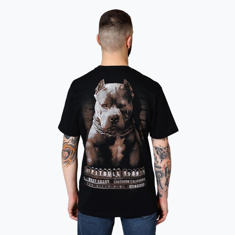 Pitbull West Coast pánske čierne tričko Mugshot 2 3