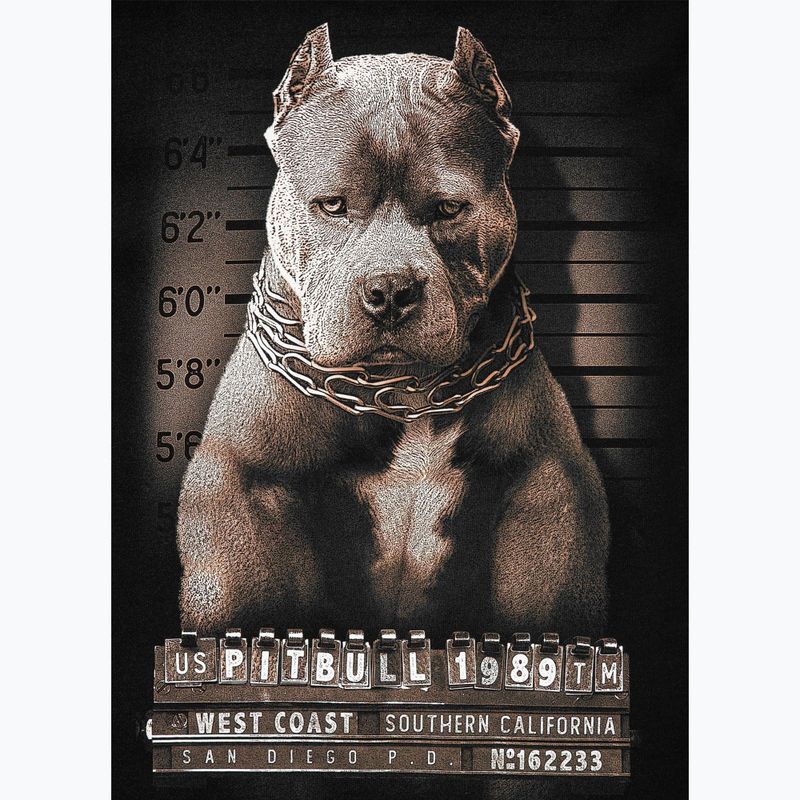 Pitbull West Coast pánske čierne tričko Mugshot 2 8