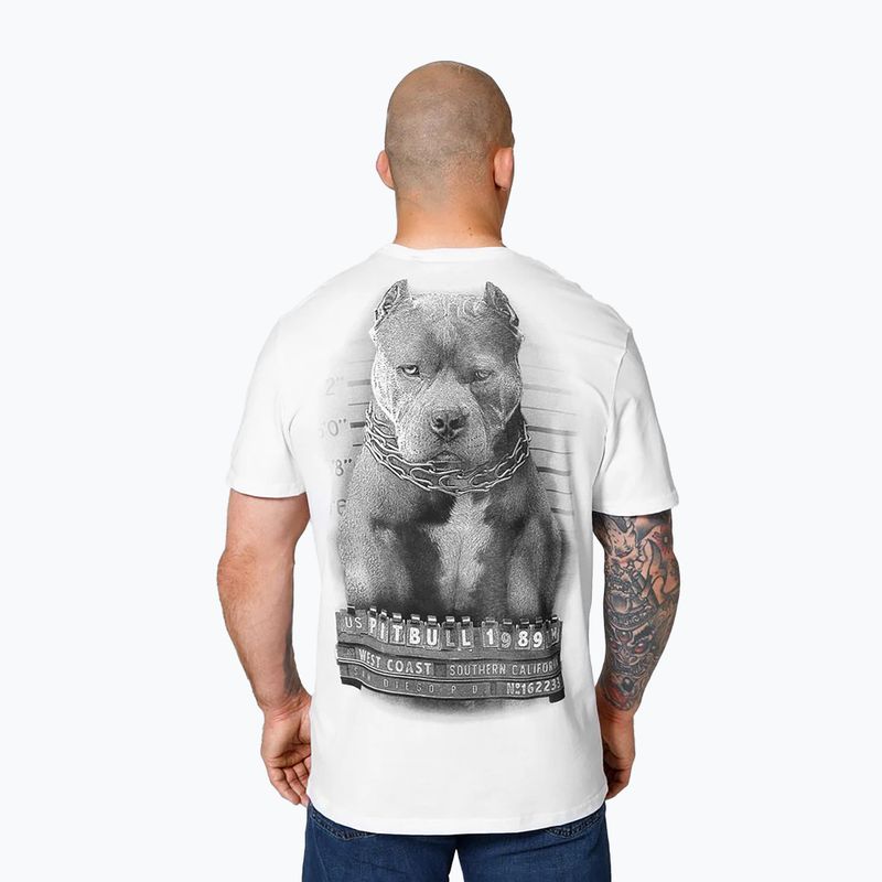 Pitbull West Coast pánske biele tričko Mugshot 2 3