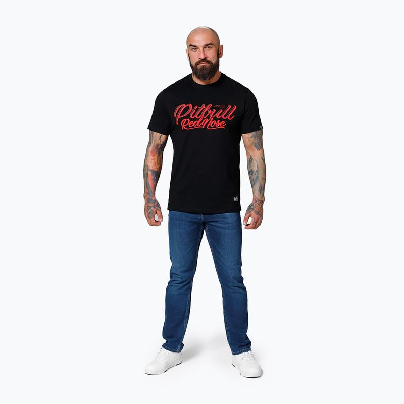 Pitbull West Coast Red Nose 23 čierne pánske tričko 2