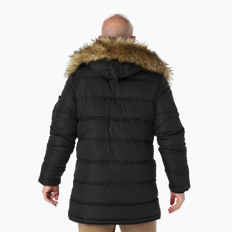 Pánska zimná bunda Pitbull West Coast Parka Kingston black 2