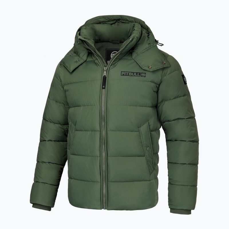 Pitbull West Coast pánska zimná bunda Perseus Hooded Padded olive 3