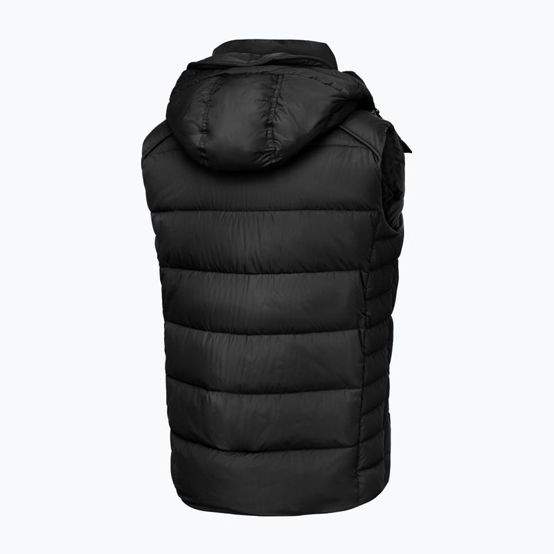 Pitbull West Coast pánska zimná bunda Perseus Hooded Vest black 5