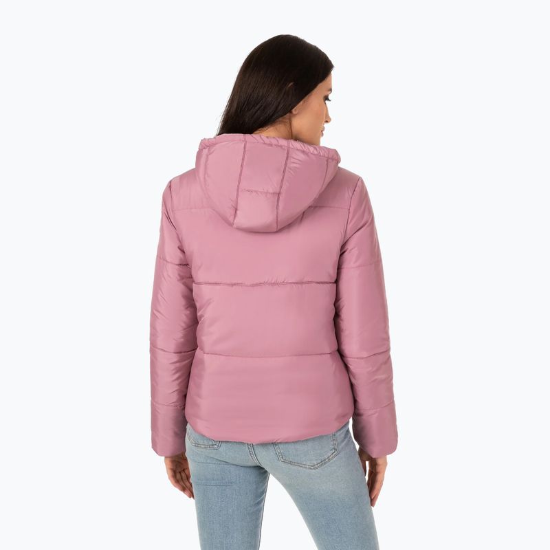 Pitbull West Coast dámska zimná bunda Jenell Quilted Hooded pink 2