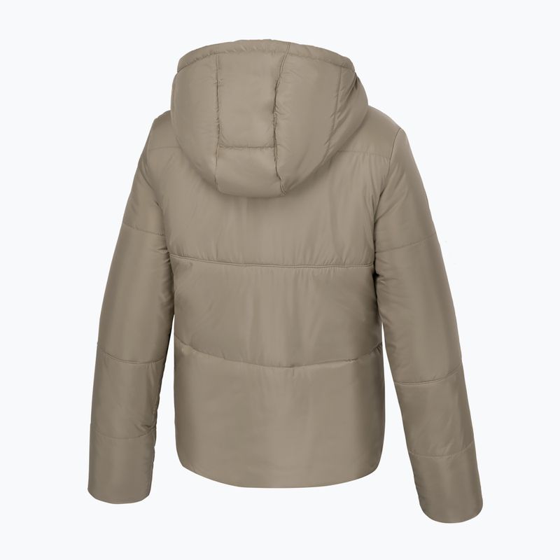 Pitbull West Coast dámska zimná bunda Jenell Quilted Hooded dark sand 4