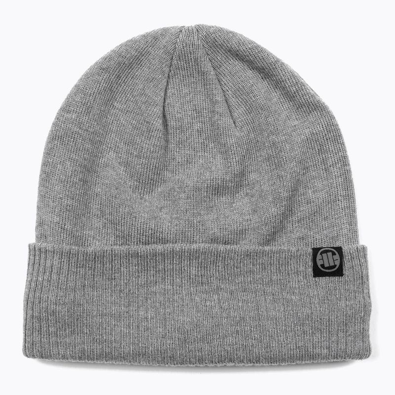 Zimná čiapka Pitbull Beanie Small Logo 2 graphite melange