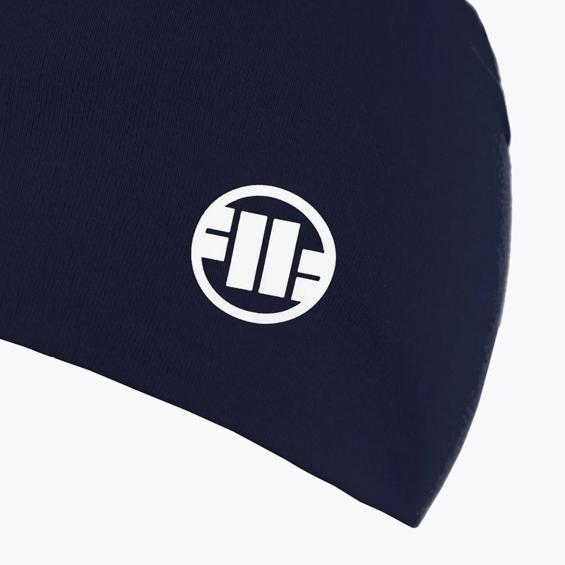 Pánska zimná čiapka Pitbull Beanie Small Logo II navy/white 4