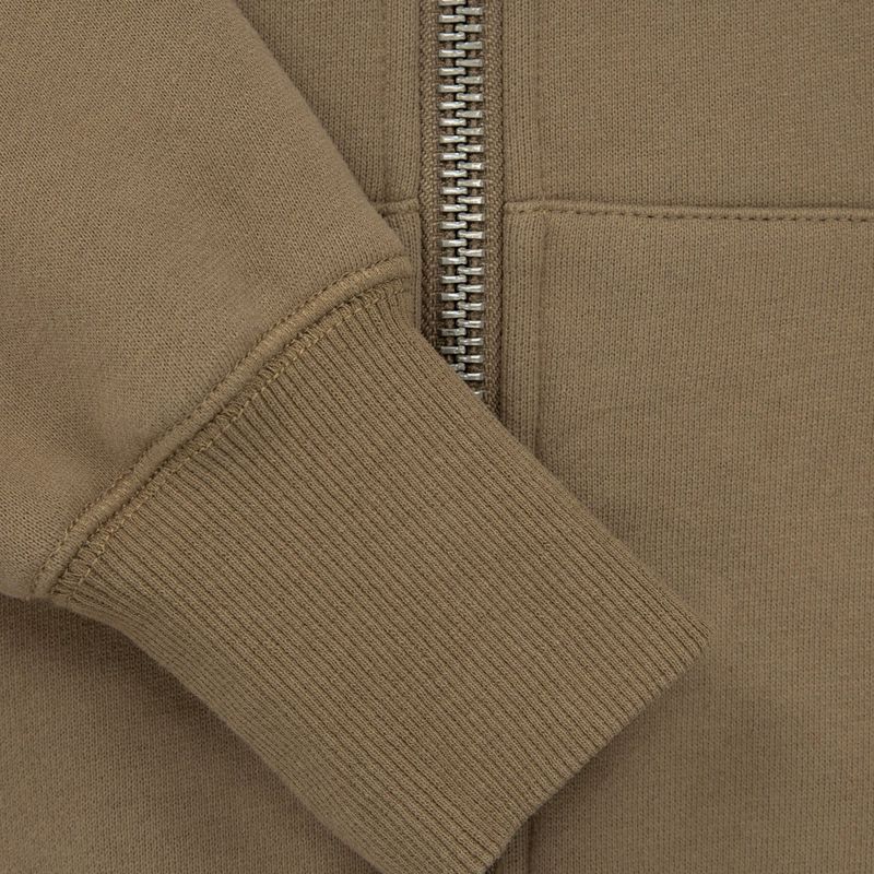 Dámska mikina Pitbull West Coast Zip Hilltop s kapucňou coyote brown 6