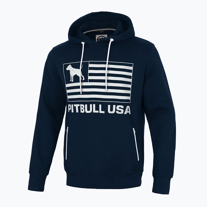 Pánska mikina s kapucňou Pitbull West Coast Usa dark navy 3