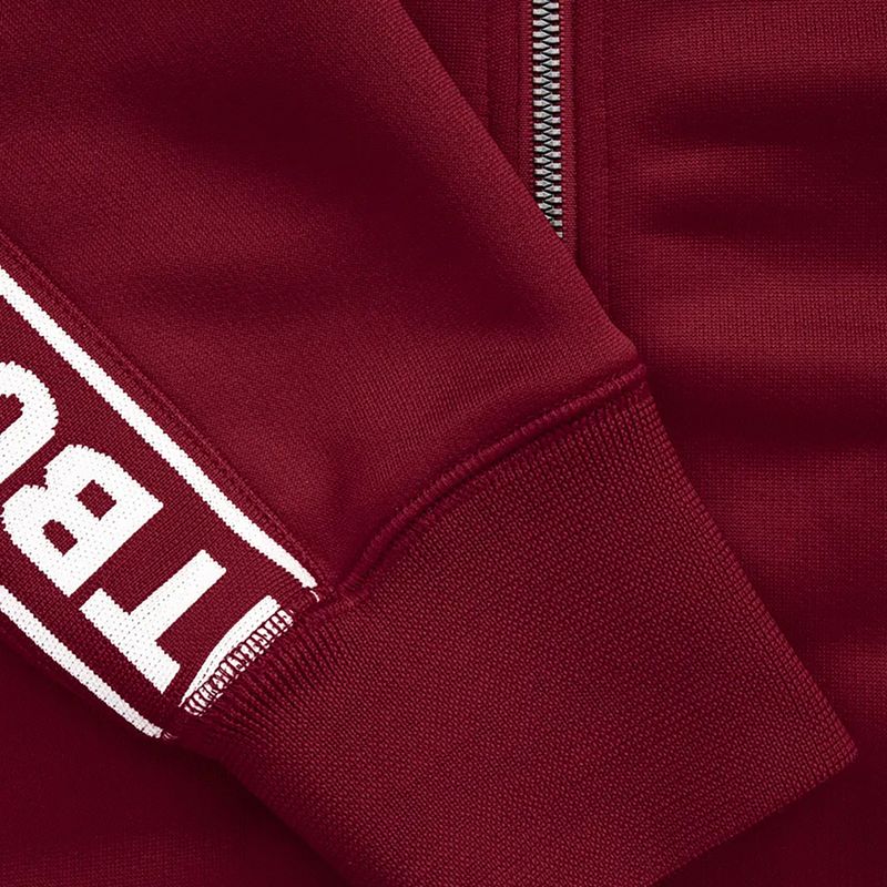 Pánska bunda Pitbull West Coast Trackjacket Tape Logo Terry Group burgundy 9