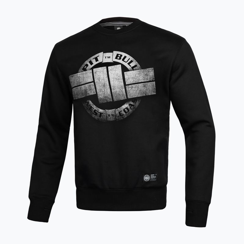Pánska mikina Pitbull West Coast Steel Logo Crewneck black 3