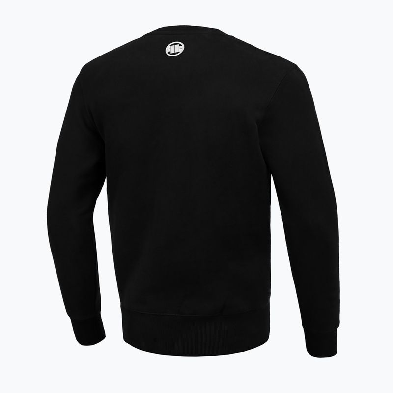 Pánska mikina Pitbull West Coast Steel Logo Crewneck black 4