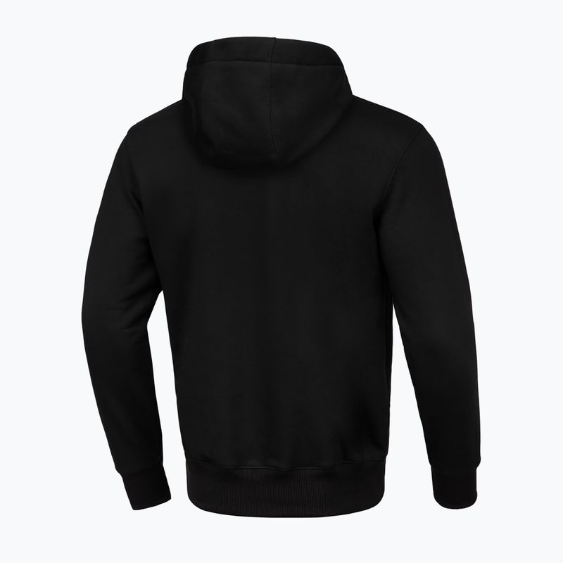 Pánska mikina s kapucňou Pitbull West Coast Steel Logo black 2