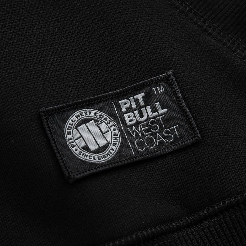 Pánska mikina s kapucňou Pitbull West Coast Steel Logo black 6