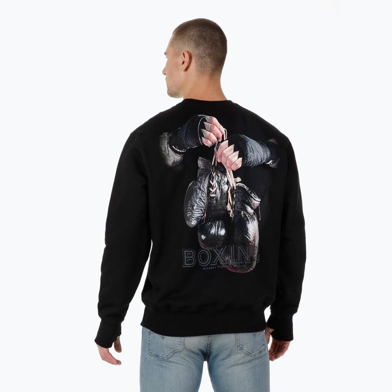 Pánska mikina Pitbull West Coast Boxing FD Crewneck black 2