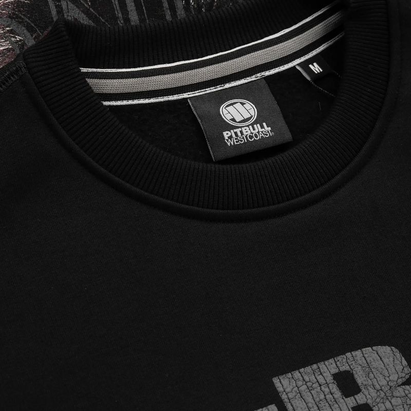 Pánska mikina Pitbull West Coast Boxing FD Crewneck black 6