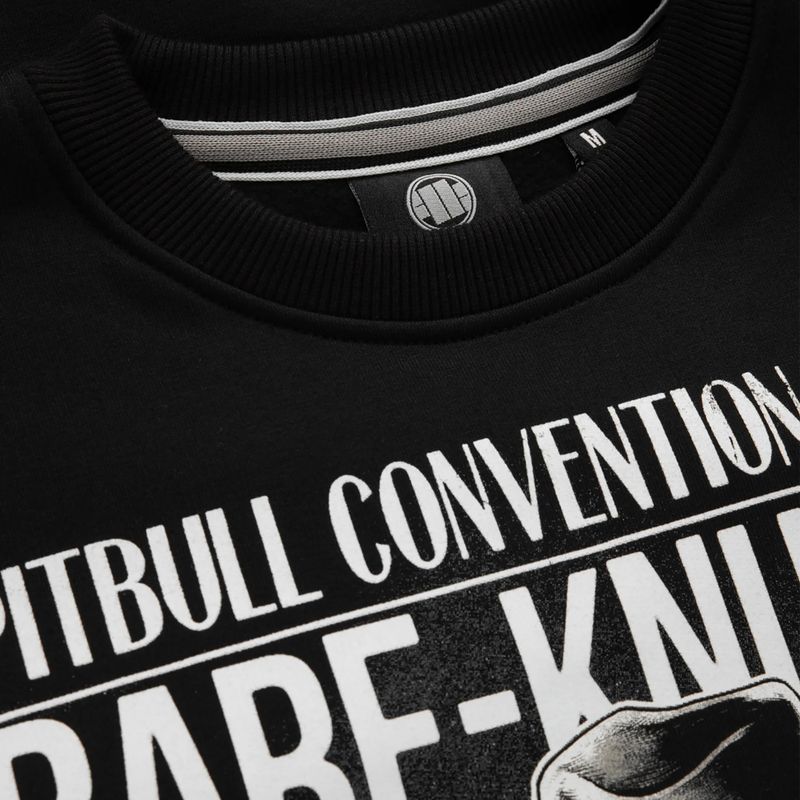 Pitbull West Coast pánska mikina Bare Knuckle Crewneck black 4