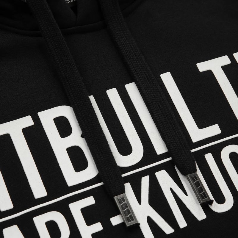 Pánska mikina Pitbull Bare Knuckle Hooded black 3