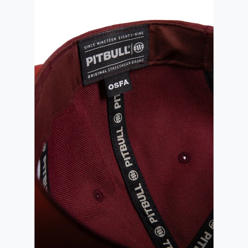 Šiltovka Pitbull West Coast Snapback Pitbull YP Classic Premium burgundy 7