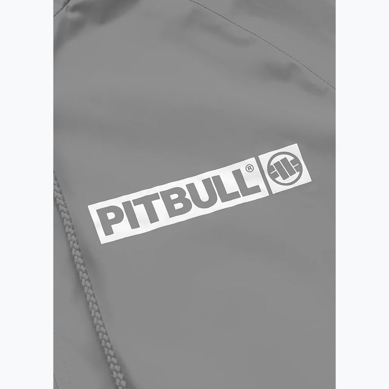 Pánska bunda Pitbull West Coast Athletic Logo Hooded Nylon light grey 9
