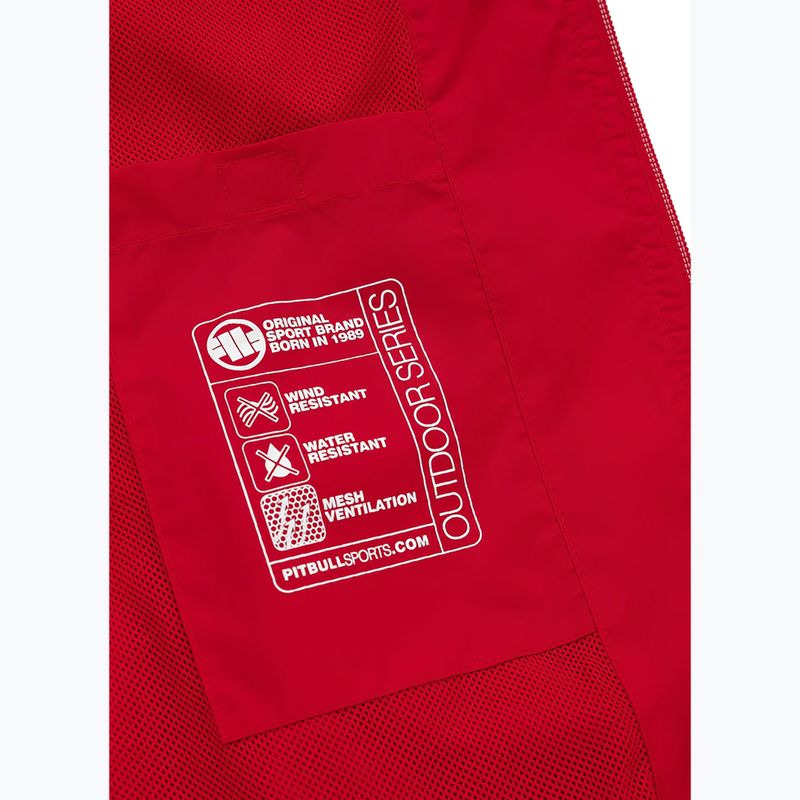 Pánska bunda Pitbull West Coast Athletic Hilltop Hooded Nylon red 8