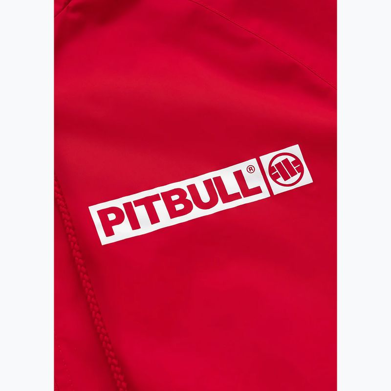 Pánska bunda Pitbull West Coast Athletic Hilltop Hooded Nylon red 9
