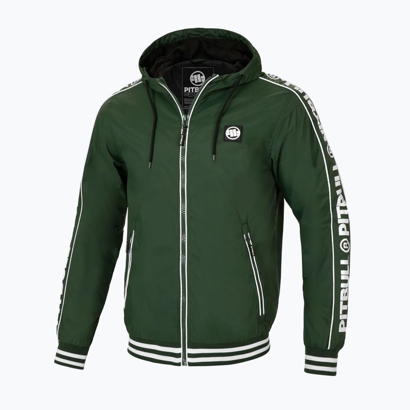 Pánska bunda Pitbull Whitewood Hooded Nylon green 8