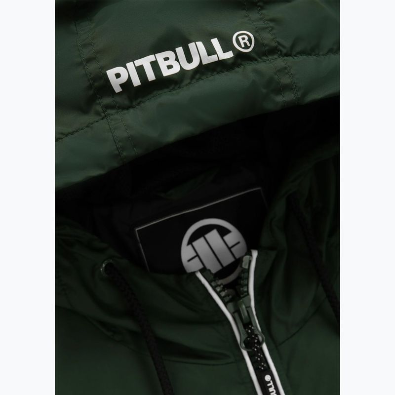 Pánska bunda Pitbull Whitewood Hooded Nylon green 11