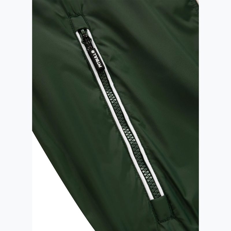 Pánska bunda Pitbull Whitewood Hooded Nylon green 13