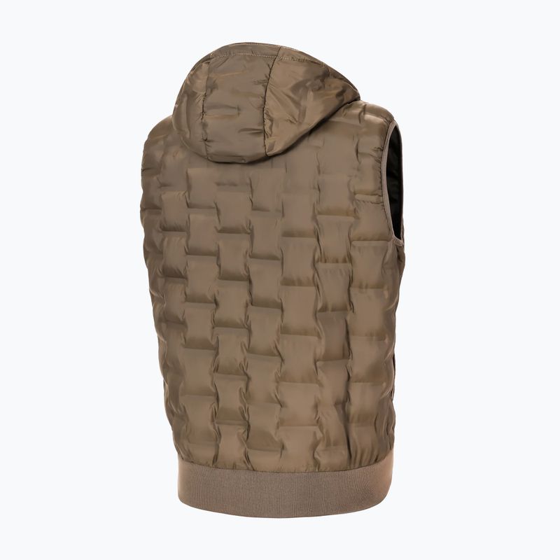 Pánska vesta Pitbull West Coast Eclipse Hooded Polstrované coyote brown 5