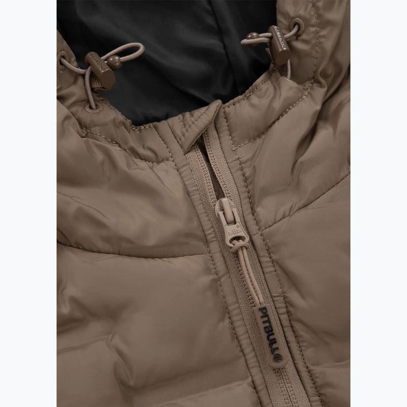 Pánska vesta Pitbull West Coast Eclipse Hooded Polstrované coyote brown 6