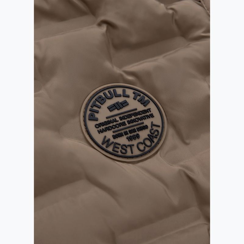 Pánska vesta Pitbull West Coast Eclipse Hooded Polstrované coyote brown 8