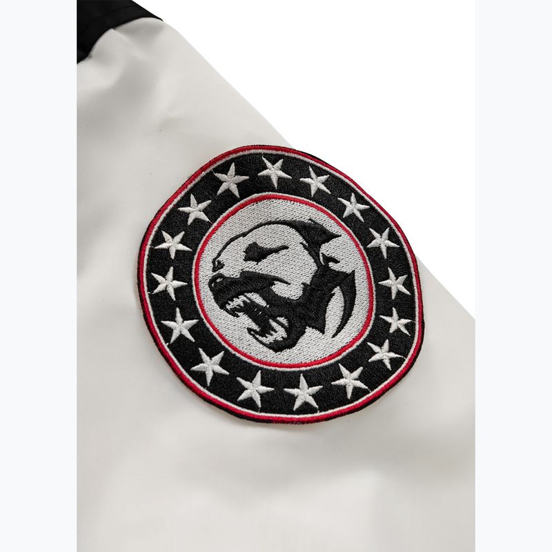Pánska bunda Pitbull West Coast Falcon Ridge Bomber s kapucňou black/ecru 10