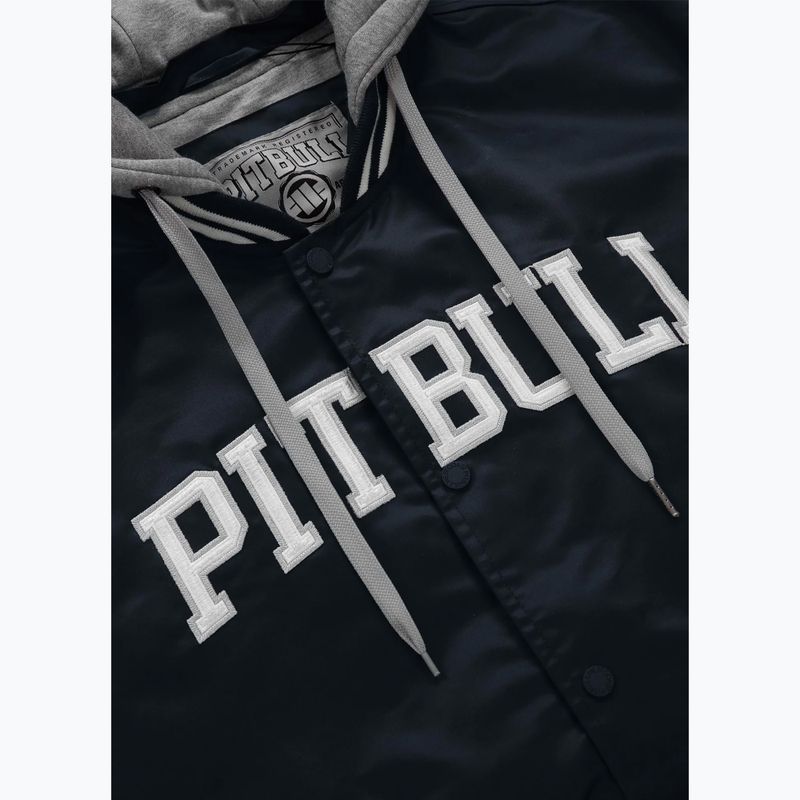 Pánska bunda Pitbull Falcon Ridge Bomber Hooded navy/ecru 9