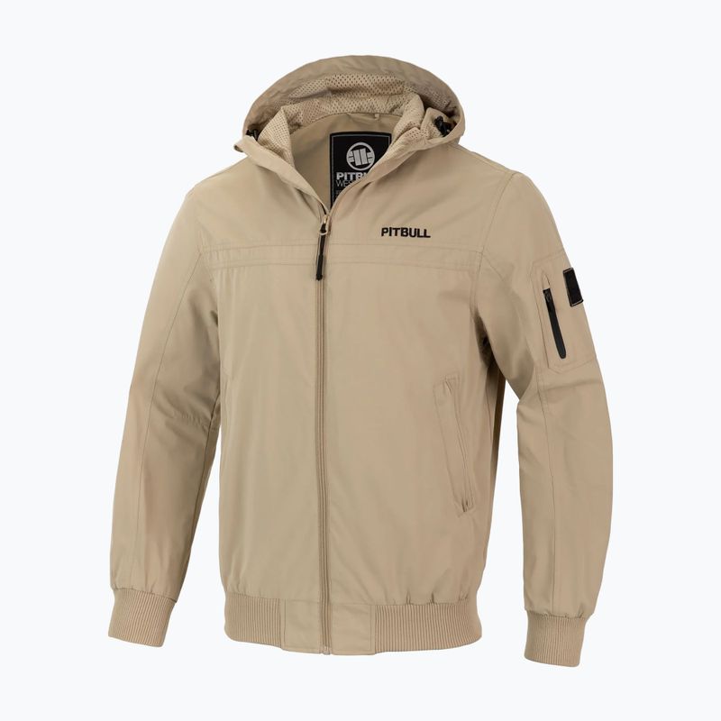 Pánska bunda Pitbull Longwood Hooded sand 7