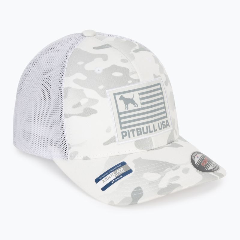 Pánska šiltovka Pitbull Mesh Full Cap Pitbull Usa Multicam white/camouflage