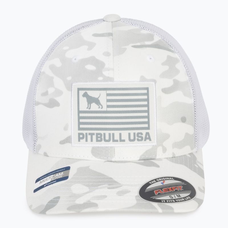 Pánska šiltovka Pitbull Mesh Full Cap Pitbull Usa Multicam white/camouflage 2