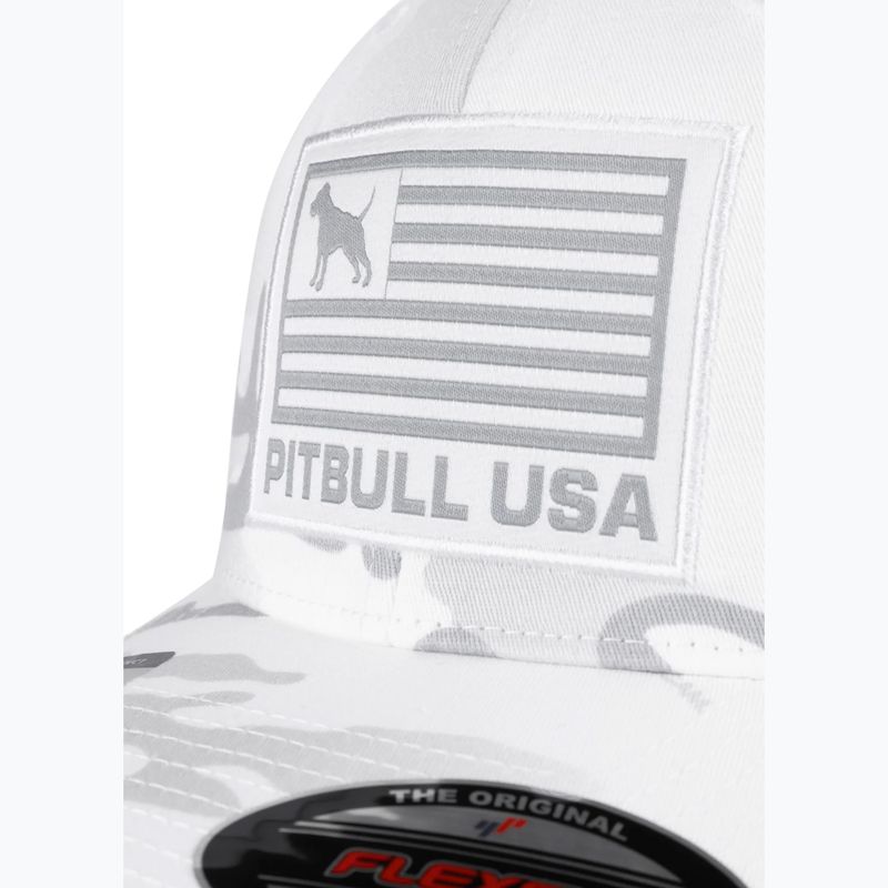 Pánska šiltovka Pitbull Mesh Full Cap Pitbull Usa Multicam white/camouflage 3