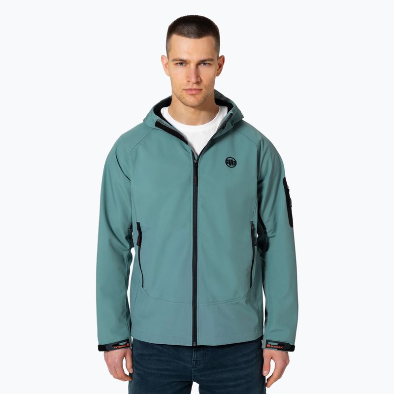 Pánska bunda Pitbull West Coast Airfield Softshell mint