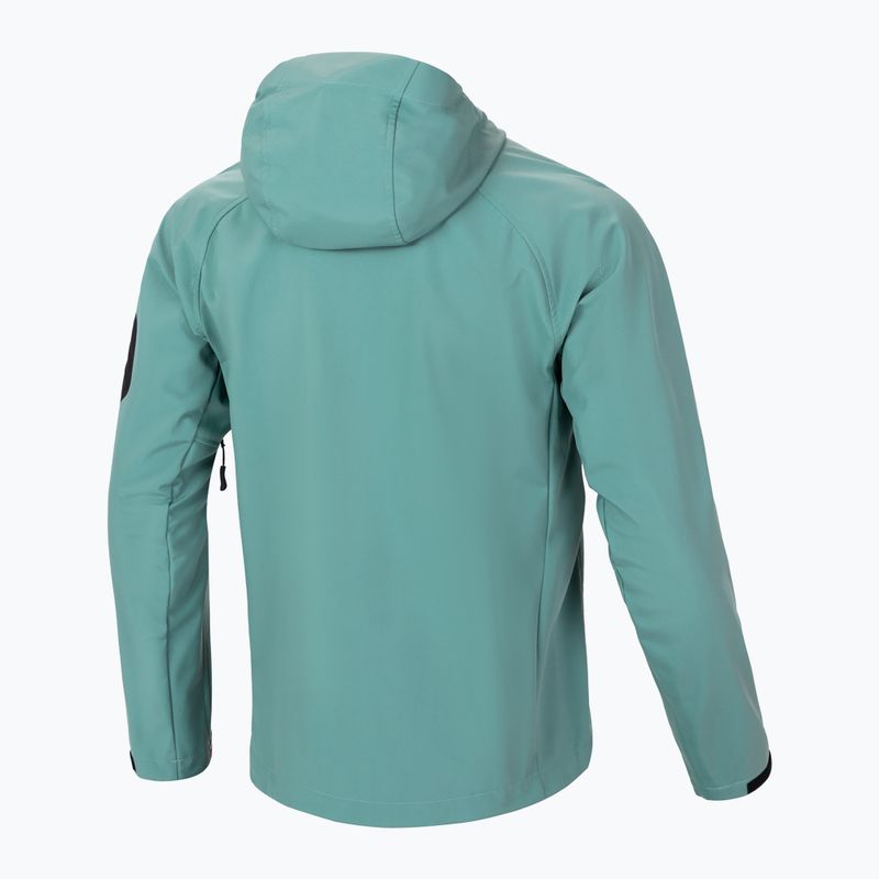 Pánska bunda Pitbull West Coast Airfield Softshell mint 6