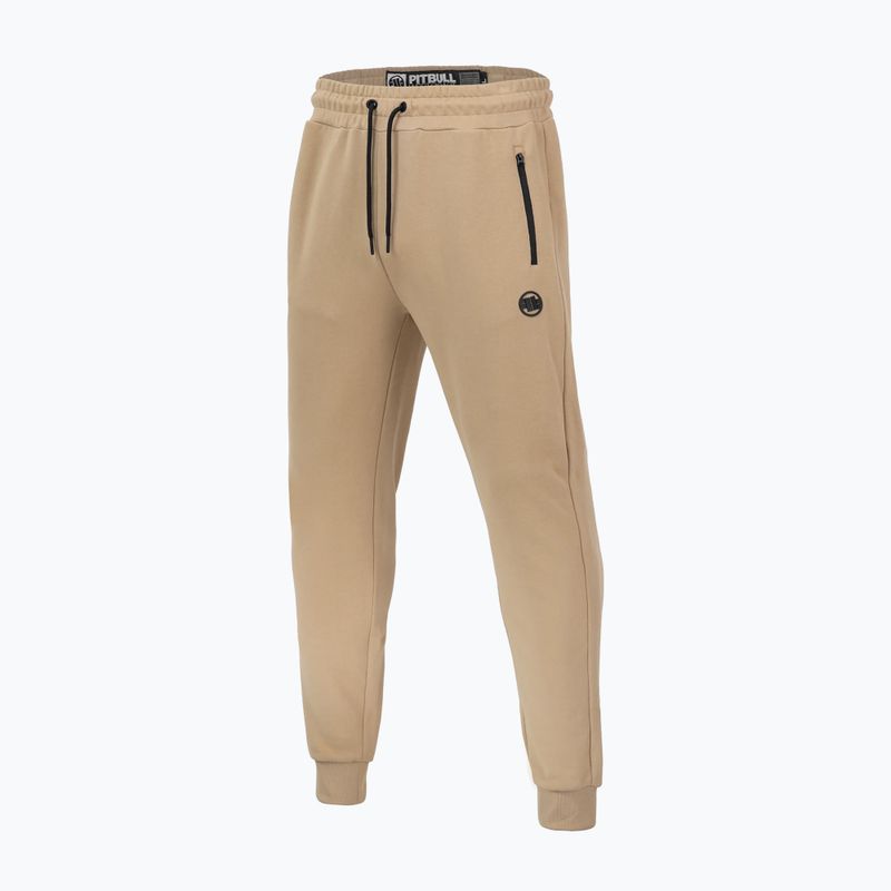 Pánske nohavice Pitbull West Coast Trackpants Terry Group sand 4