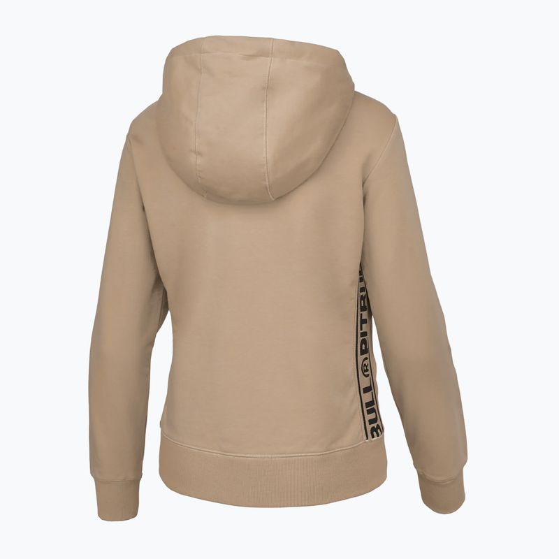 Dámska mikina  Pitbull West Coast La Deta Hooded Zip sand 3