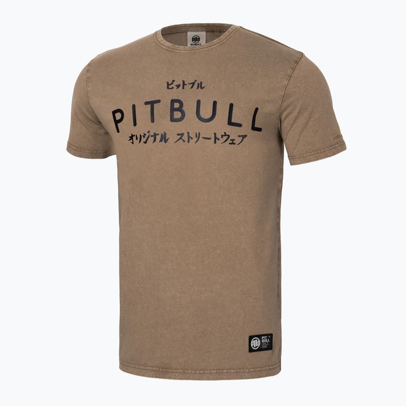 Pánske tričko  Pitbull West Coast Bravery coyote brown 4