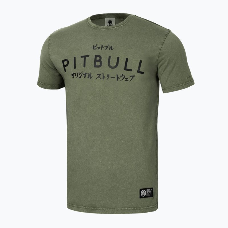 Pánske tričko Pitbull West Coast Bravery olive 4