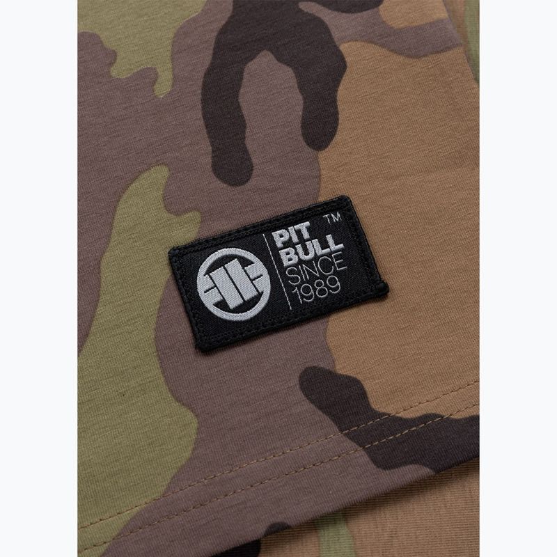 Pánske tričko Pitbull Small Hilltop Tank Top woodland camo 8