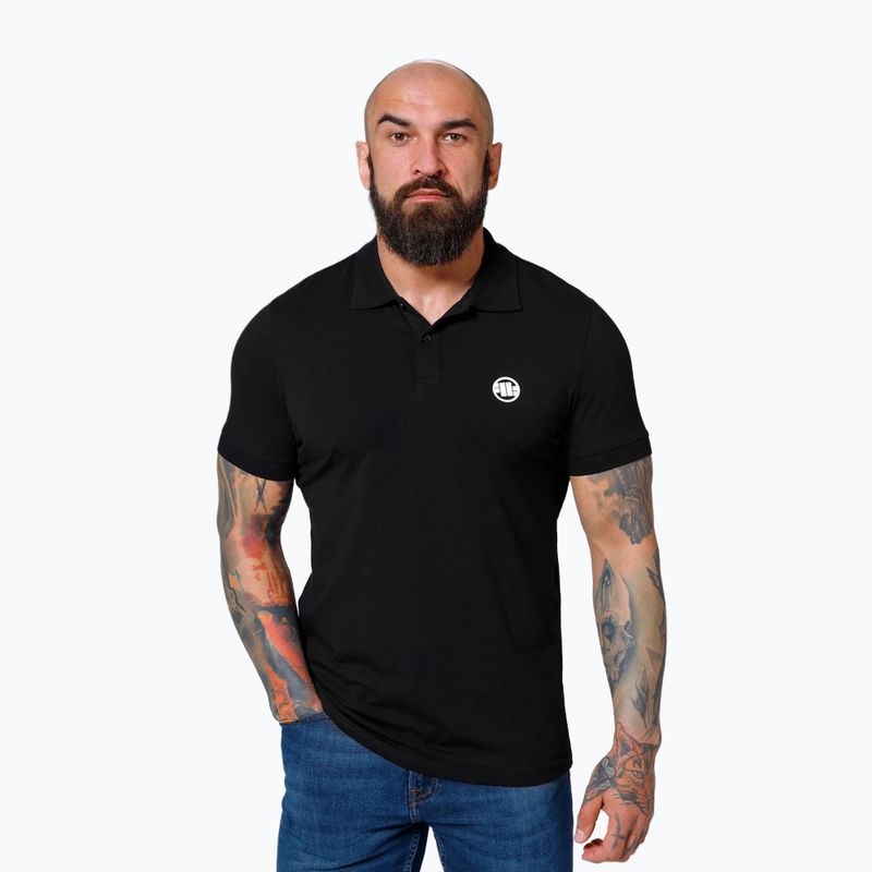 Pánska polokošeľa Pitbull Small Logo black 2
